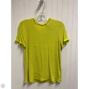 Top Short Sleeve Designer By Kate Spade In Green, Size: S teenagers'