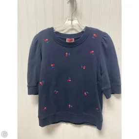 Regular fit normality Top Short Sleeve Designer By Kate Spade In Grey, Size: M