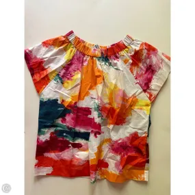 Casual Must-Have Top Short Sleeve Designer By Kate Spade In Multi-colored, Size: M