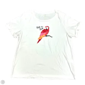 Top Short Sleeve Designer By Kate Spade In Red & White, Size: Xl Odor Resistant Treatment
