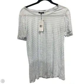 Top Short Sleeve Designer By Lafayette 148 In Striped Pattern, Size: S Cozy Vibe Minimal Comfort Style