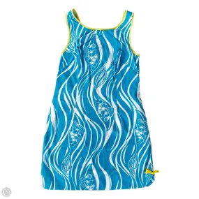 Pilling Resistant Finish Top Short Sleeve Designer By Lilly Pulitzer In Blue & White, Size: S