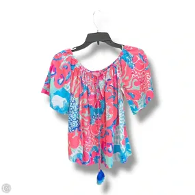 Non-toxic FlexibleCollarOptions Top Short Sleeve Designer By Lilly Pulitzer In Multi-colored, Size: S