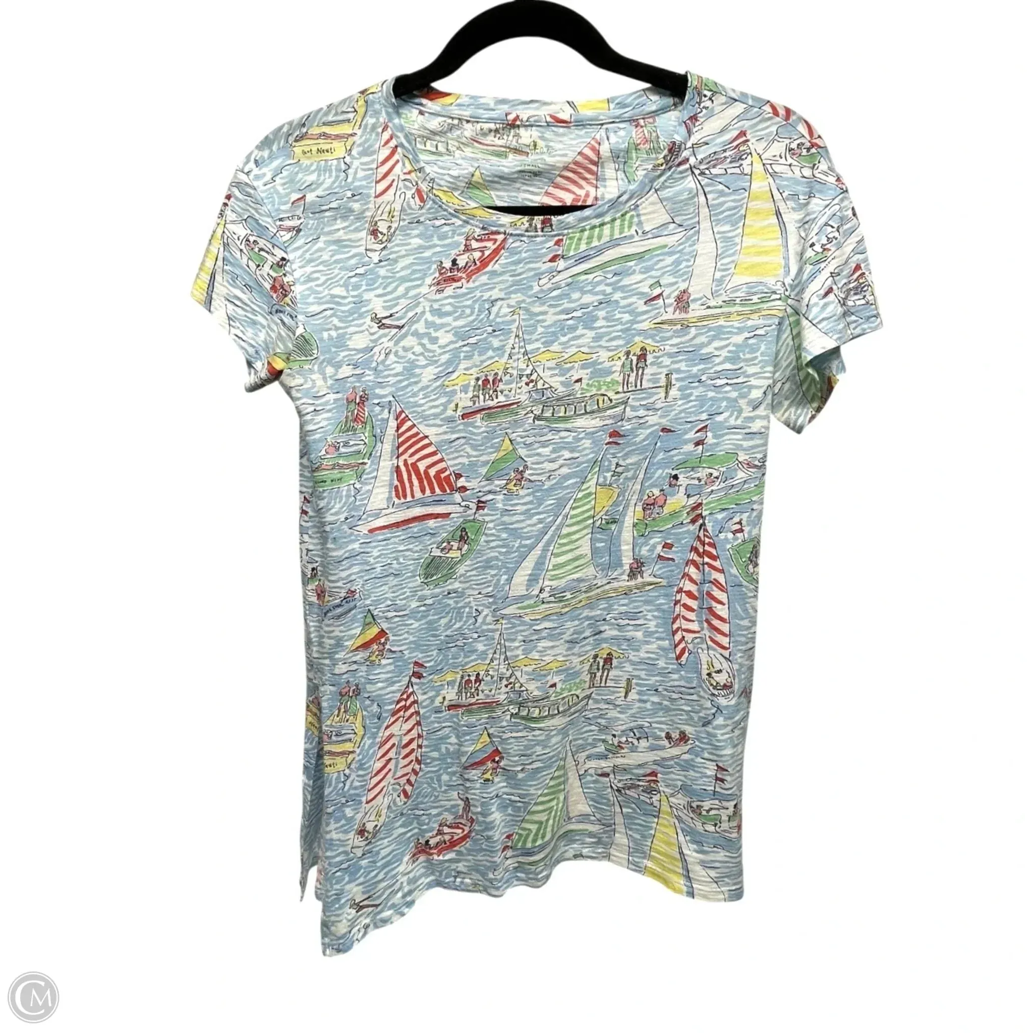 Casual Performance Fit Top Short Sleeve Designer By Lilly Pulitzer In Multi-colored, Size: Xs