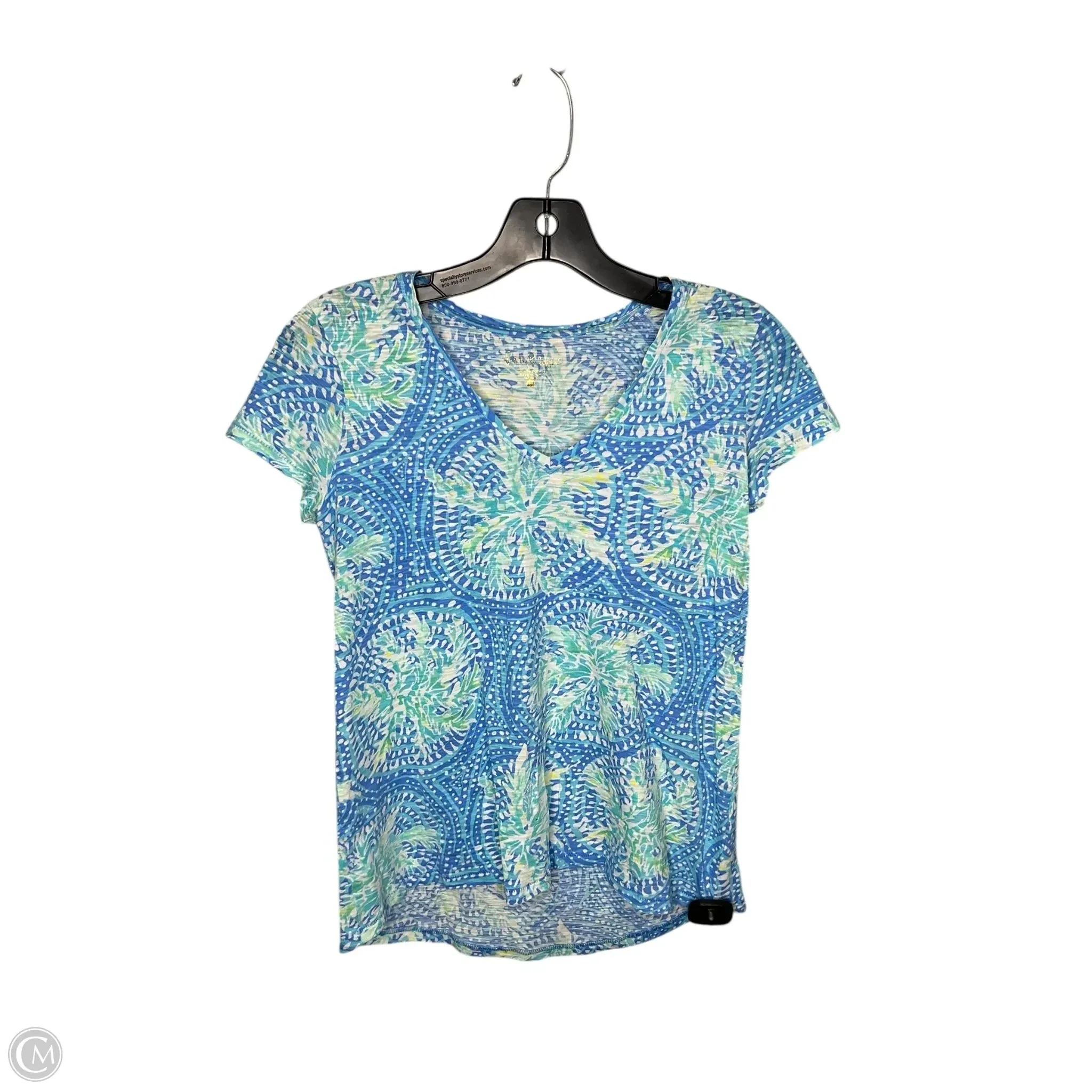 Sport Flex Heather Texture Finish Top Short Sleeve Designer By Lilly Pulitzer In Multi-colored, Size: Xxs