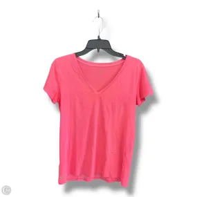 Top Short Sleeve Designer By Lilly Pulitzer In Peach, Size: S Soft Touch Fabric