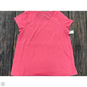 Top Short Sleeve Designer By Lilly Pulitzer In Pink, Size: 1x Soft And Comfortable