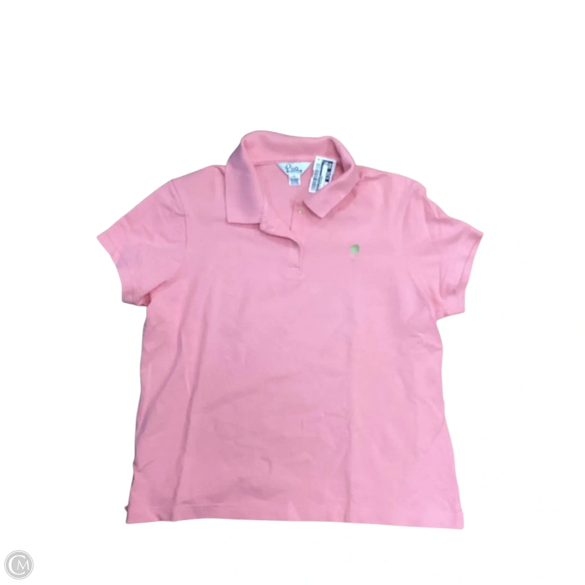 Top Short Sleeve Designer By Lilly Pulitzer In Pink, Size: Xl Minimal Design High-Quality Fabric