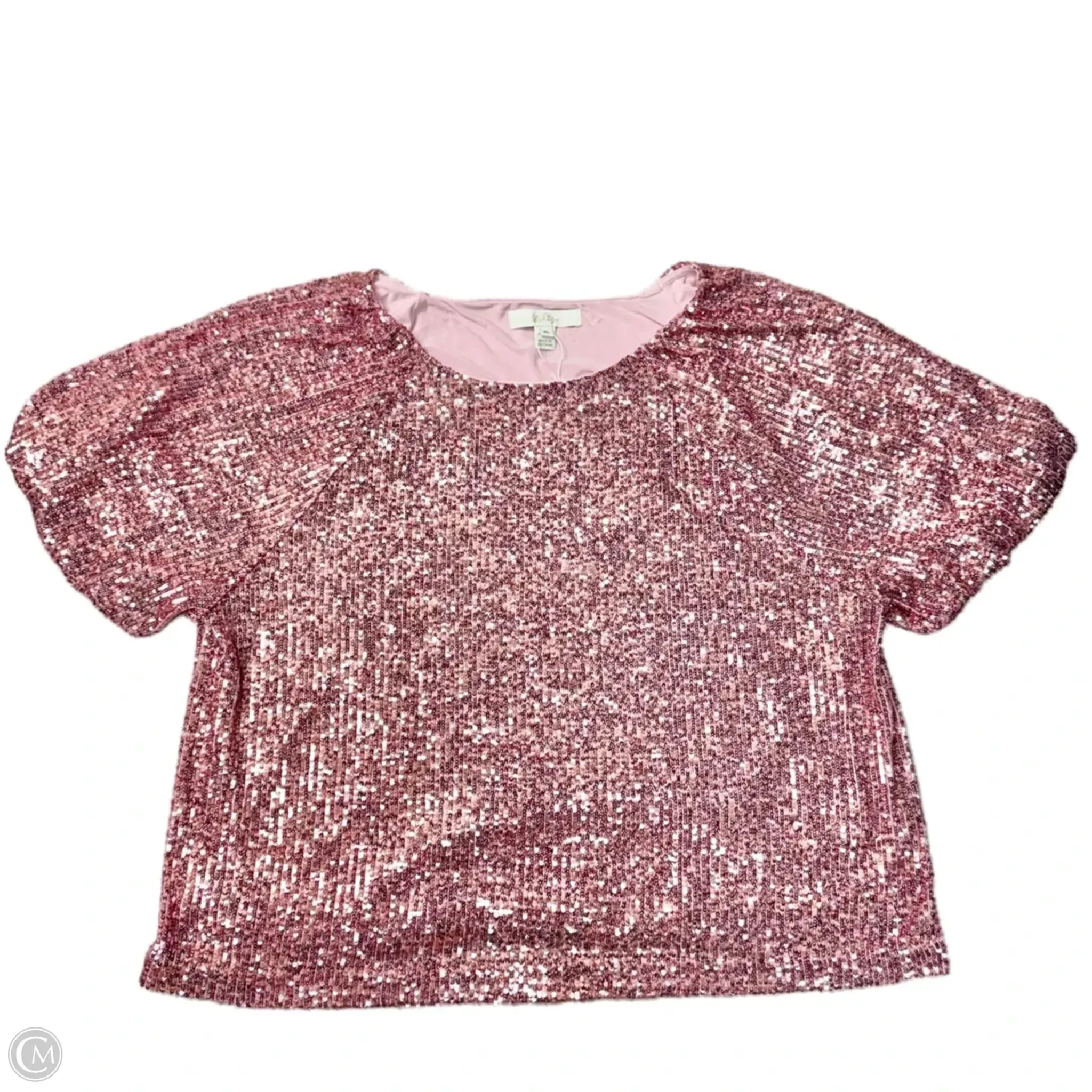 Top Short Sleeve Designer By Lilly Pulitzer In Pink, Size: Xl Fashionable