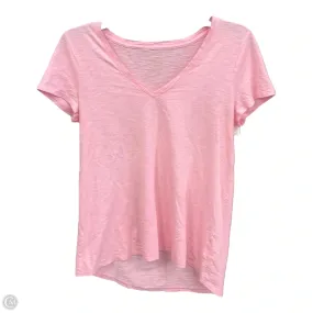 Top Short Sleeve Designer By Lilly Pulitzer In Pink, Size: Xs Trendy Vibes Travel Essential