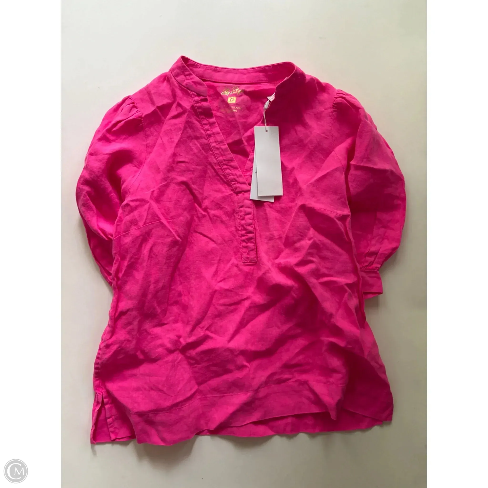 Top Short Sleeve Designer By Lilly Pulitzer In Pink, Size: Xs Skin Friendly Lining