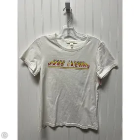 hypoallergenic Top Short Sleeve Designer By Marc Jacobs In White, Size: Xs