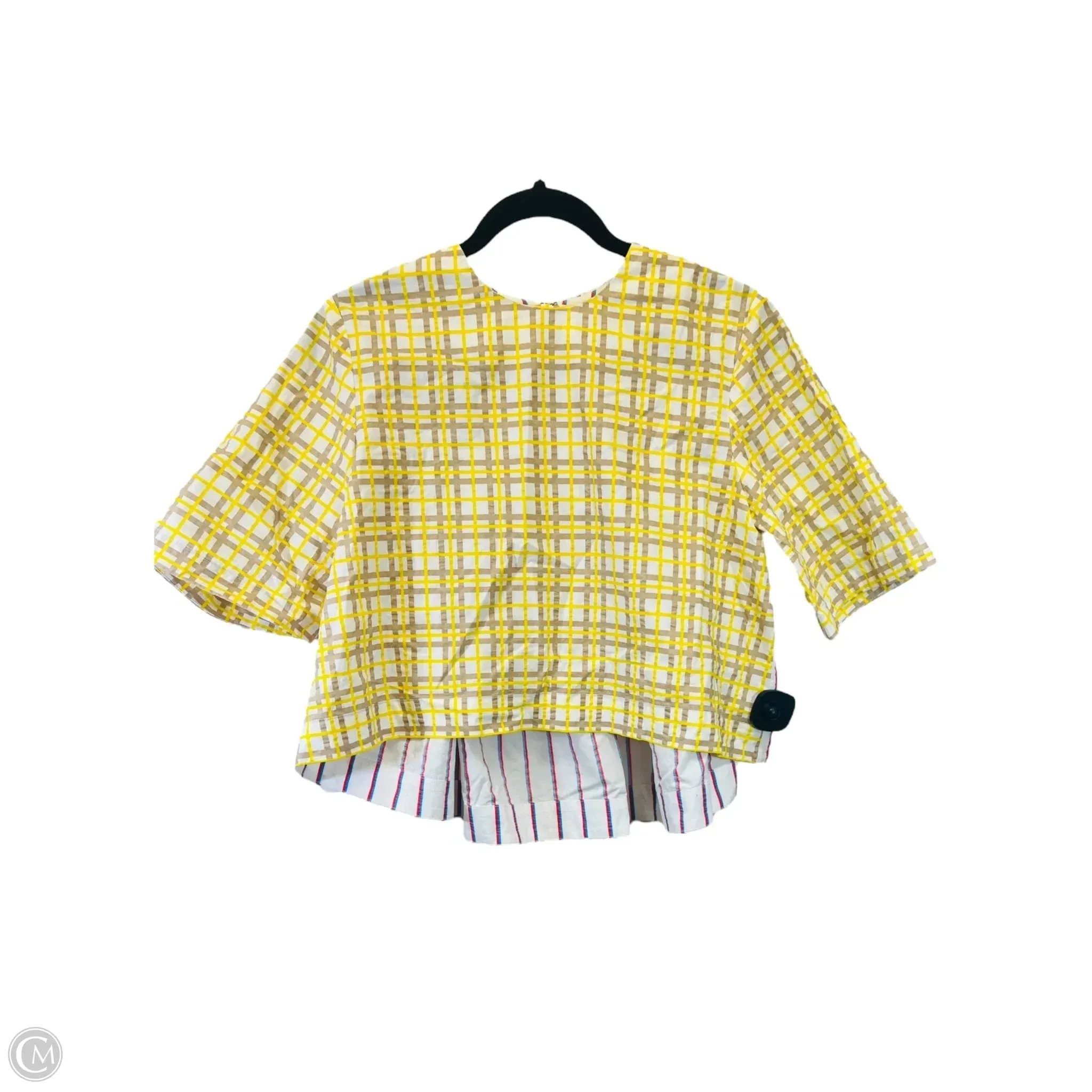 Top Short Sleeve Designer By Rosie Assoulin In Multi-colored, Size: Xs Chill Design