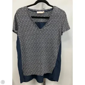 Top Short Sleeve Designer By Tory Burch In Navy, Size: S Comfy Stretch