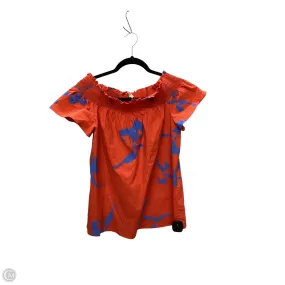 Top Short Sleeve Designer By Tory Burch In Orange, Size: 10 Comfy Layer Wear City Casual