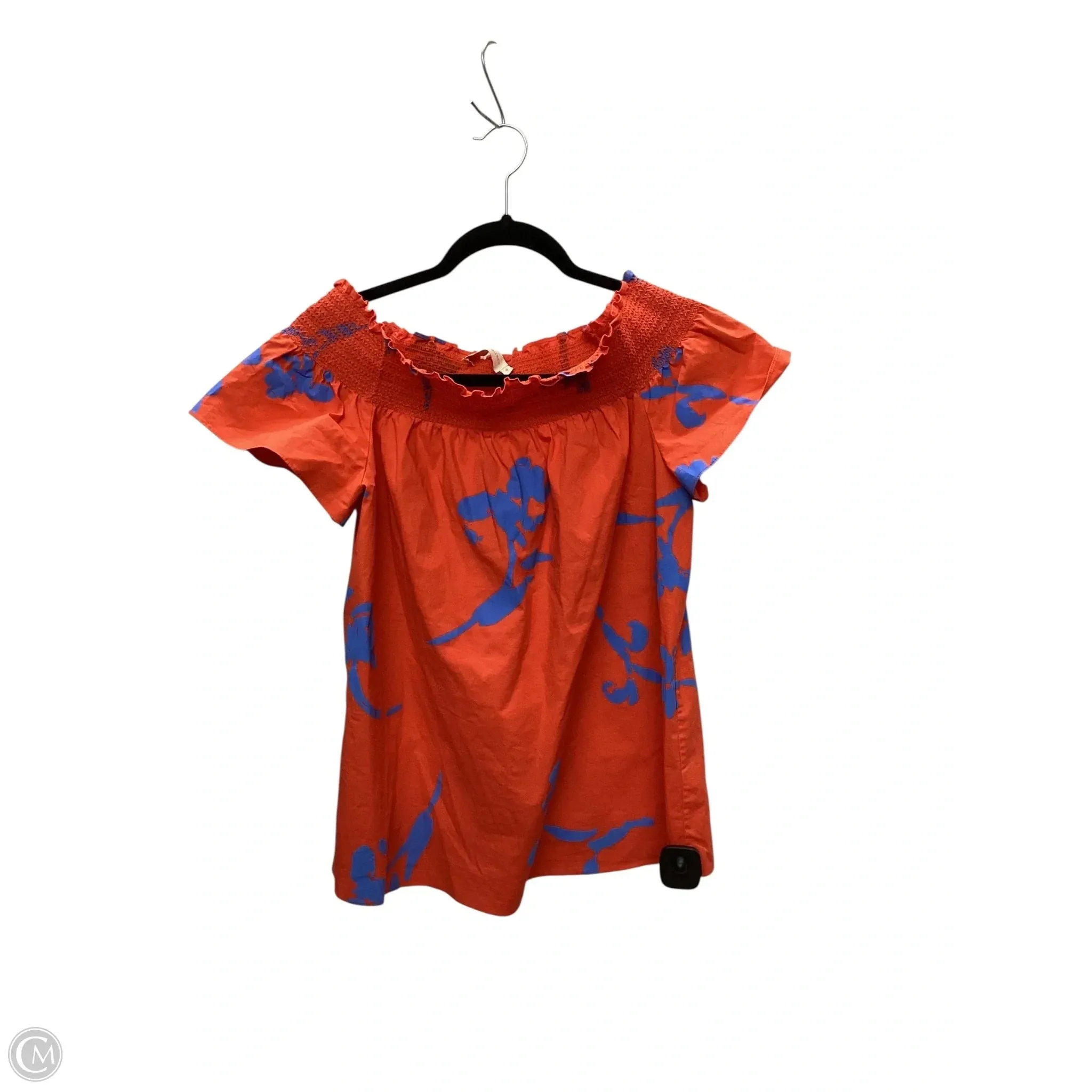 Top Short Sleeve Designer By Tory Burch In Orange, Size: 10 Comfy Layer Wear City Casual