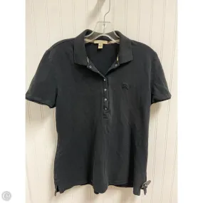 Top Short Sleeve Luxury Designer By Burberry In Black, Size: Xl Cozy Wear Soft and Flexible