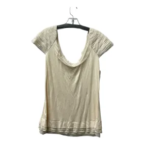 Top Ss Designer By Diane Von Furstenberg In Peach, Size:M vacation wear All-Day Wear