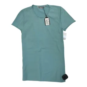No-Fuss Design Top Ss Luxury Designer By Stella Mccartney In Blue, Size:L