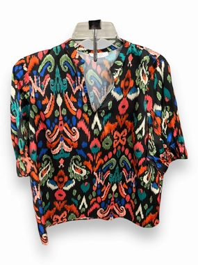 Top 3/4 Sleeve By Cmc In Multi-colored, Size: M MultiPocketDesign