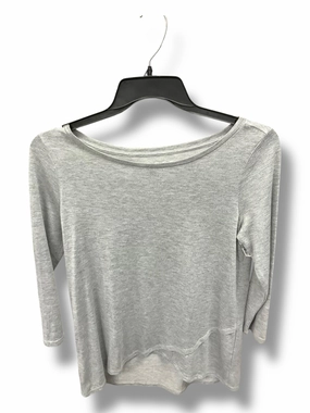 Top 3/4 Sleeve By Loft In Grey, Size: M MinimalistStyle