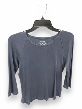 Seamless Construction Design VentilatedBackPanel Top Long Sleeve Basic By Sonoma In Blue, Size: M