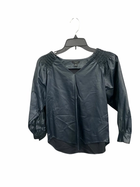 Top Long Sleeve By Ann Taylor In Hunter Green, Size: Petite   Xs Flexible Material Non Chafe Armholes
