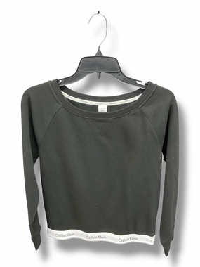 Top Long Sleeve By Calvin Klein In Black, Size: S DurableCollarStays