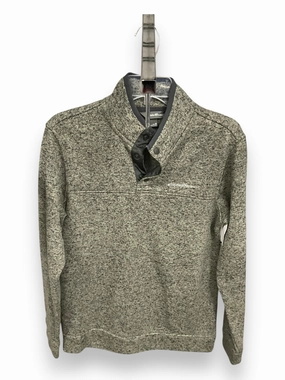Top Long Sleeve By Eddie Bauer In Grey, Size: M Wrinkle Free Texture