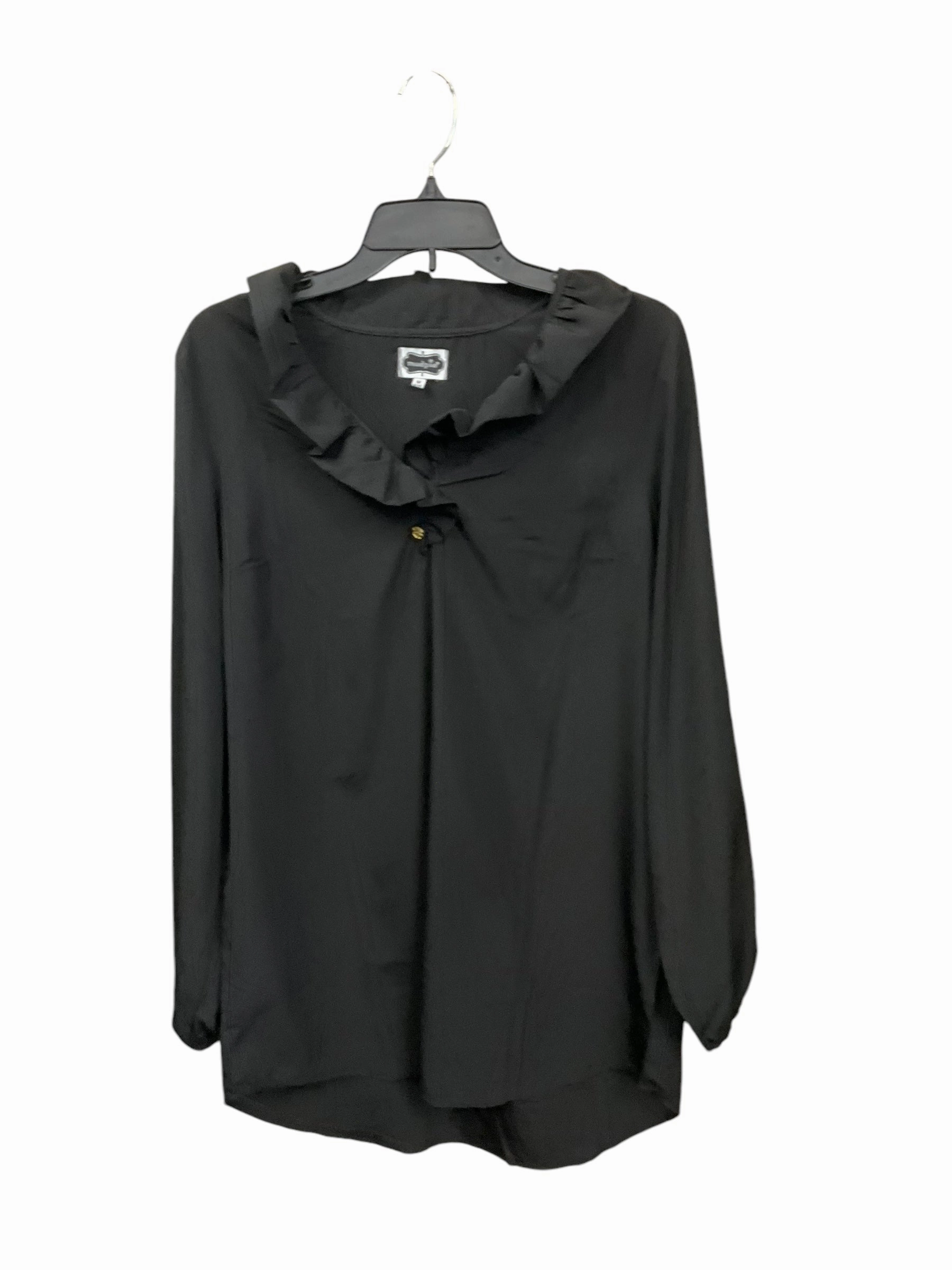 Top Long Sleeve By Mudpie In Black, Size: M Quick Dry Technology NonToxic Certification