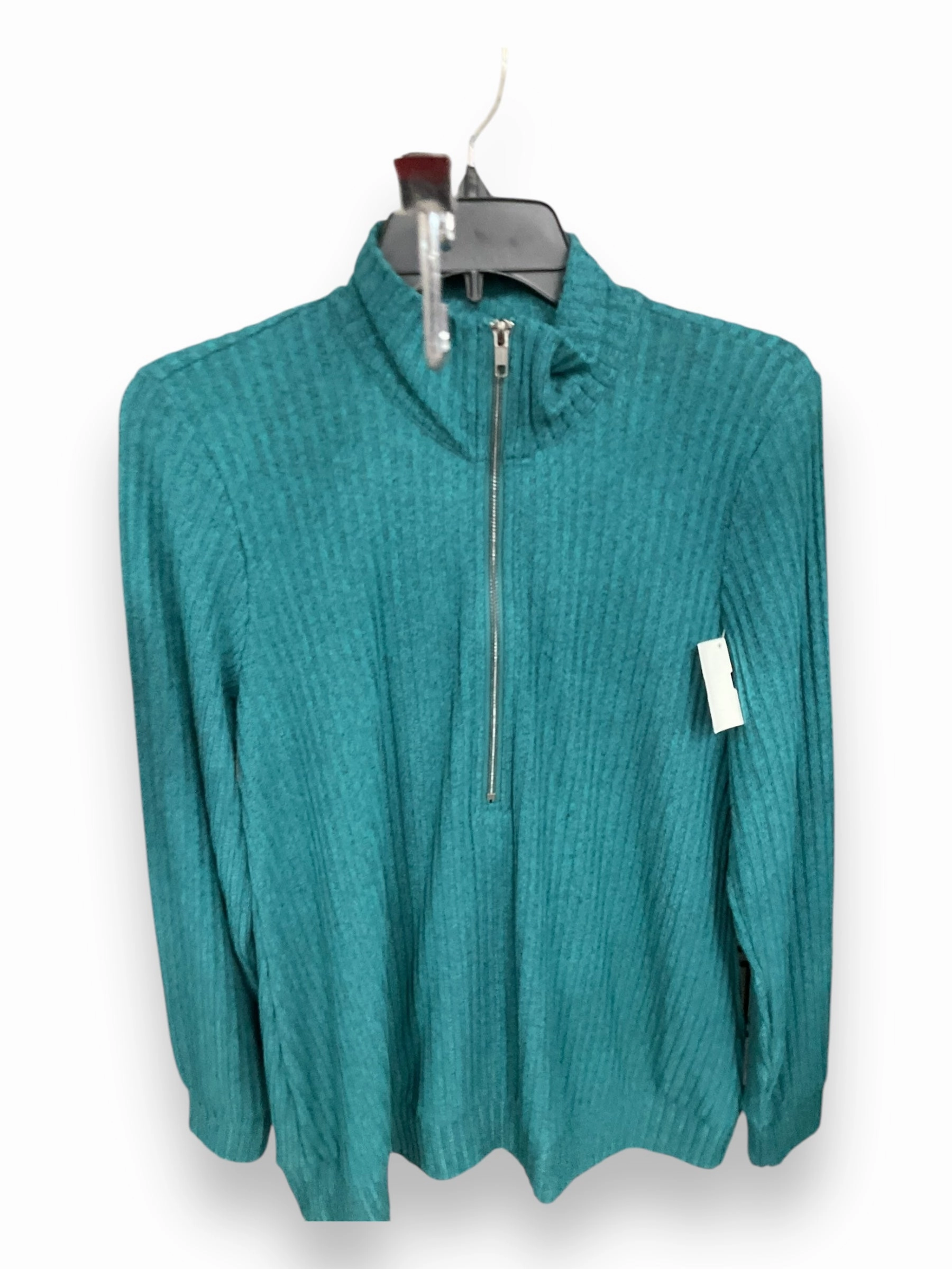 RecycledBlend Workout Apparel Top Long Sleeve By Torrid In Green, Size: M