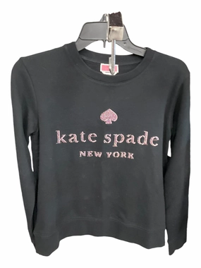 PocketDetails High Stretch Fabric Top Long Sleeve Designer By Kate Spade In Black, Size: Xs