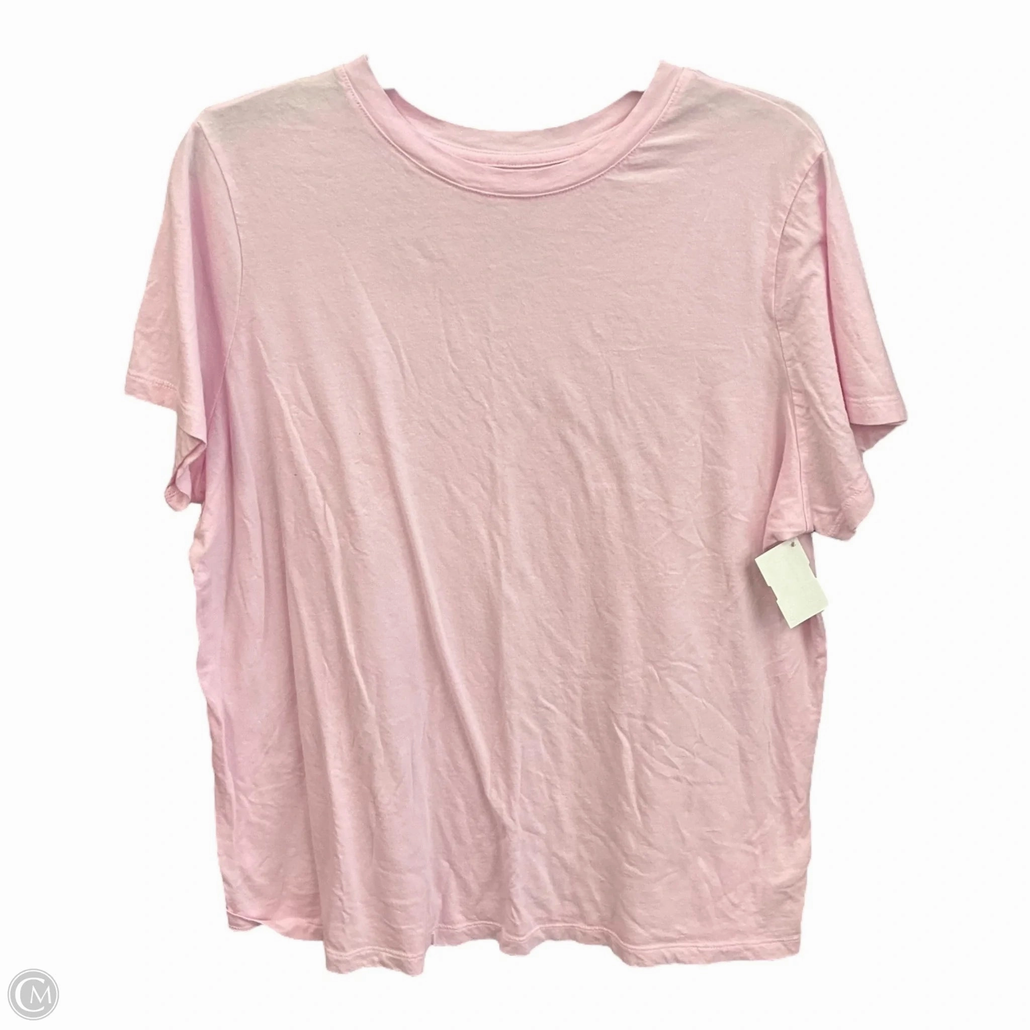 Top Short Sleeve Basic By A New Day In Pink, Size: Xxl Seamless Design Comfortable Design