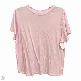 Top Short Sleeve Basic By A New Day In Pink, Size: Xxl Seamless Design Comfortable Design