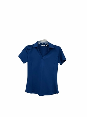 Top Short Sleeve Basic By Lady Hagen In Blue, Size: Xs Recycled Polyester Material Breathable Design