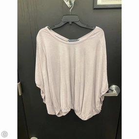 PocketDetails Top Short Sleeve By Anthropologie In Purple, Size: M