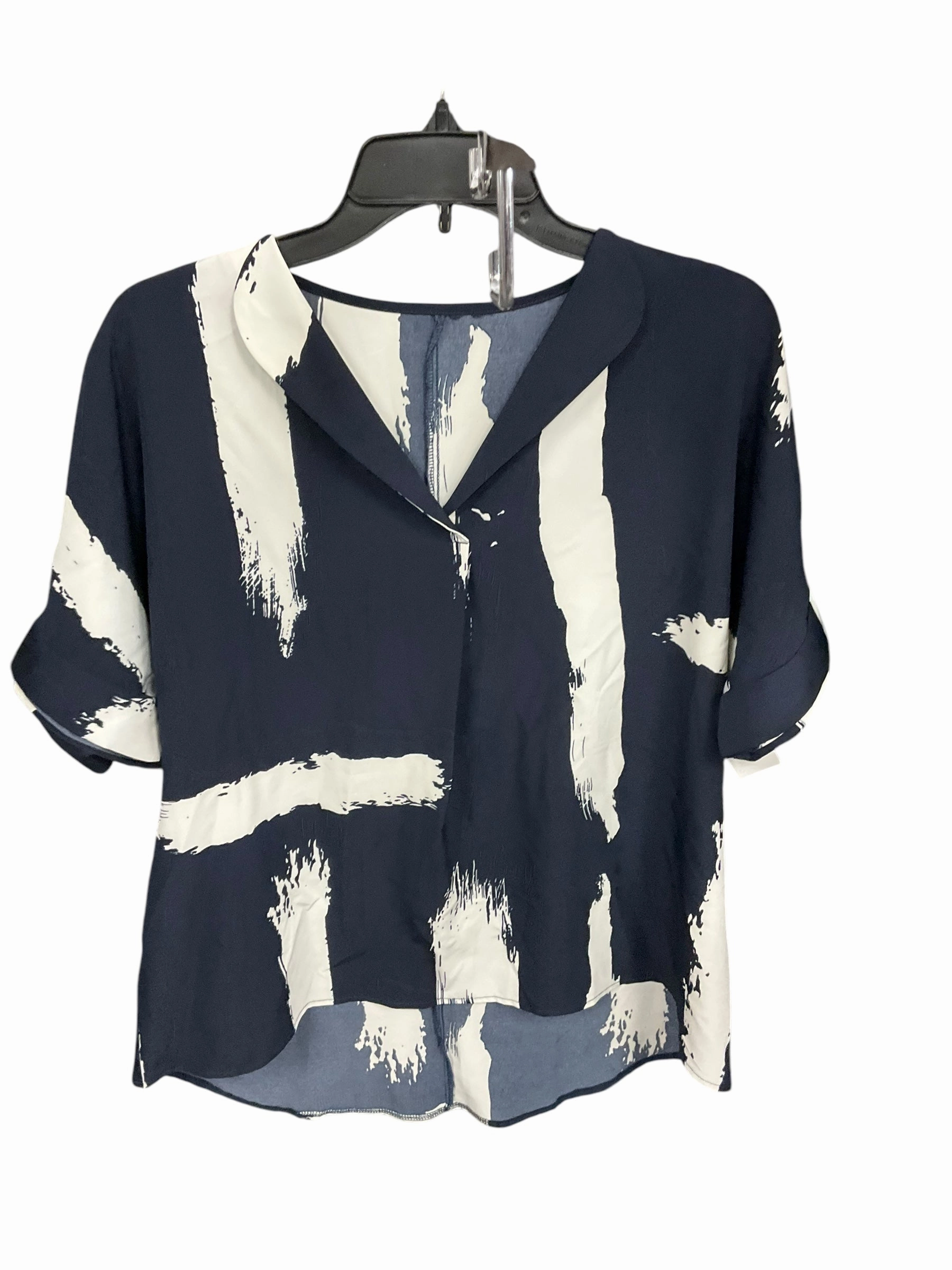 OdorResistant Treatment Top Short Sleeve By Clothes Mentor In Navy, Size: Xl