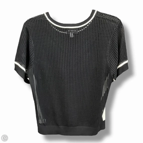 Top Short Sleeve By Evereve In Black, Size: Xs Anti Static Treatment