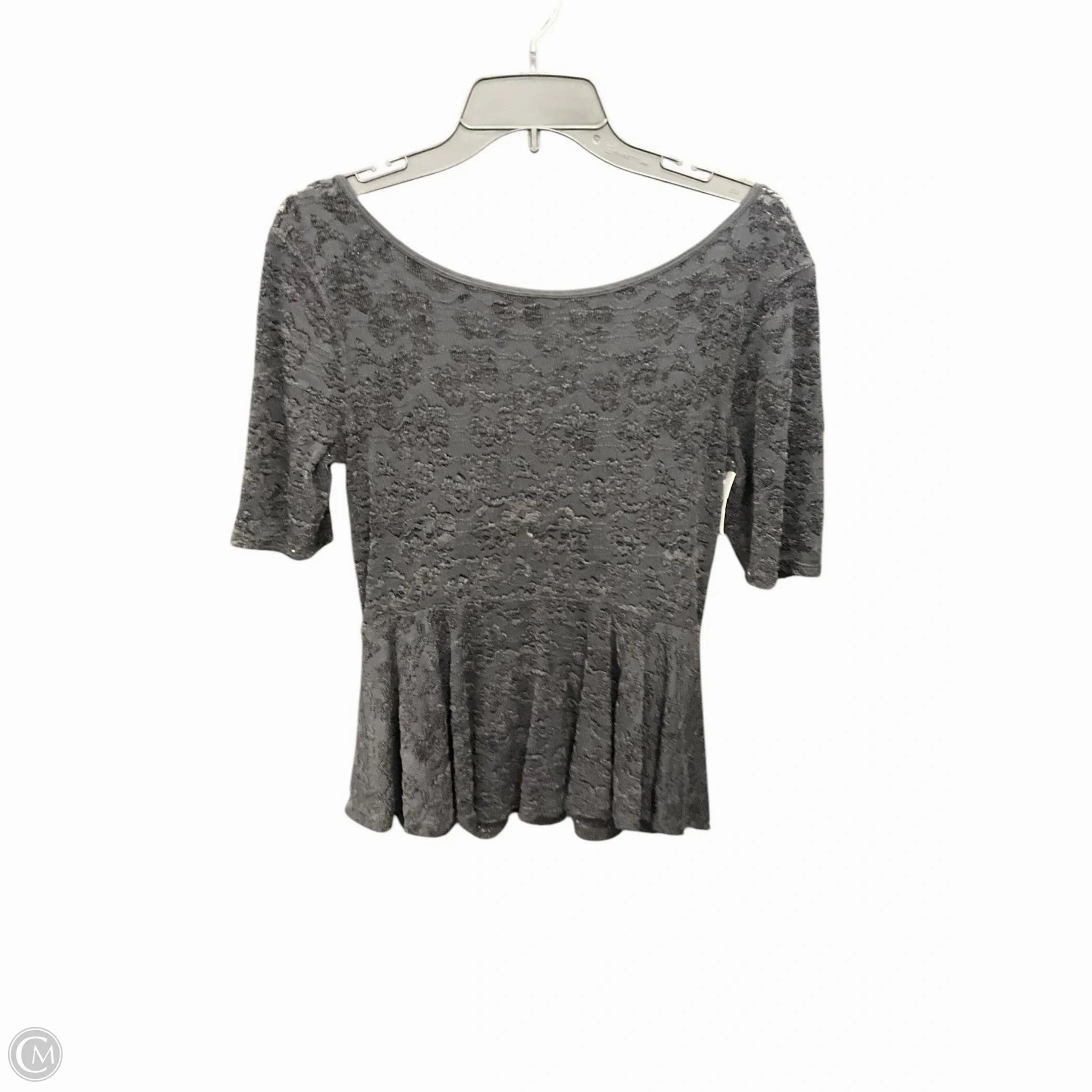 Top Short Sleeve By Free People In Black, Size: M Quick Access Zipper