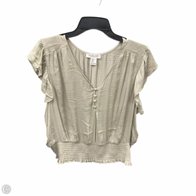 Elegant Look Top Short Sleeve By Rachel Zoe In Green, Size: Xl