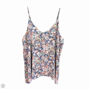 Top Sleeveless Basic By Loft In Floral Print, Size: S StretchFit