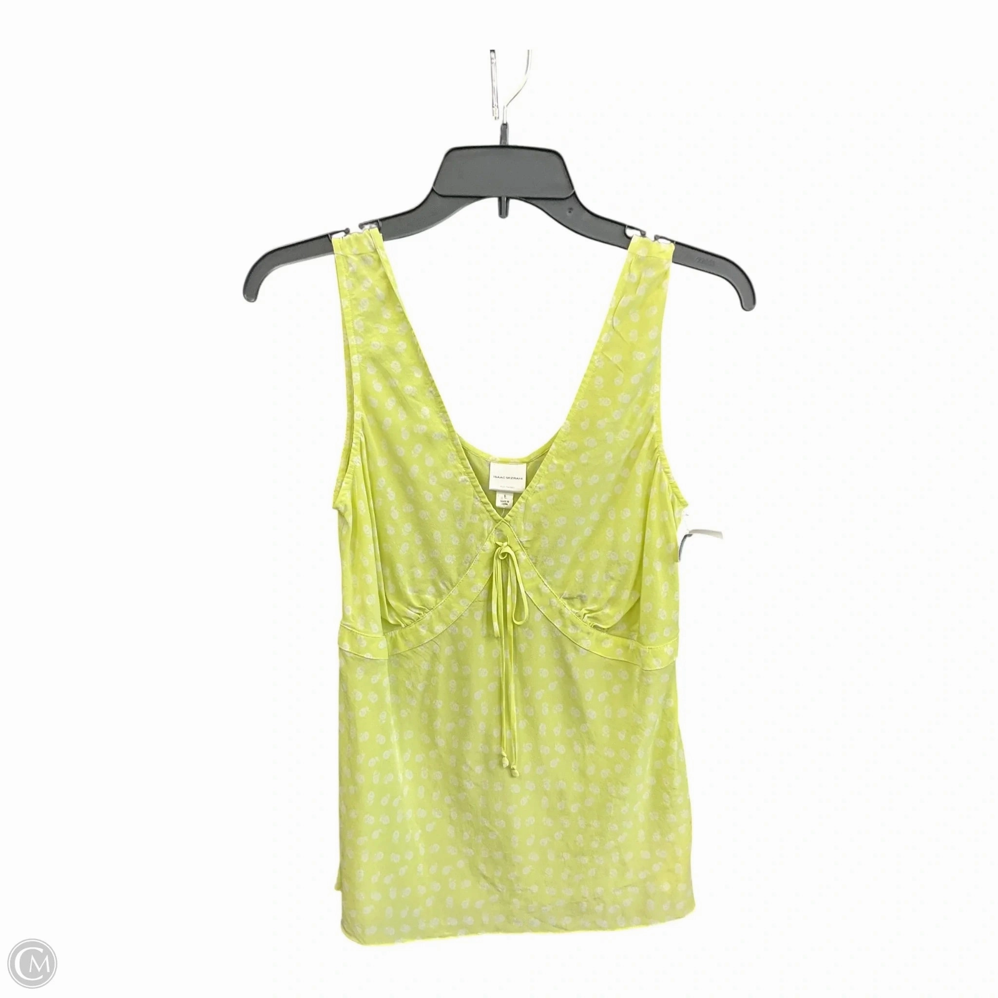 Top Sleeveless By Clothes Mentor In Yellow, Size: L Reinforced Elbow Patches Breathable Underarm Gussets