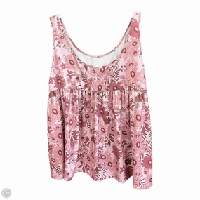 Top Sleeveless By Cmf In Floral Print, Size: 3x NonChafe Lining