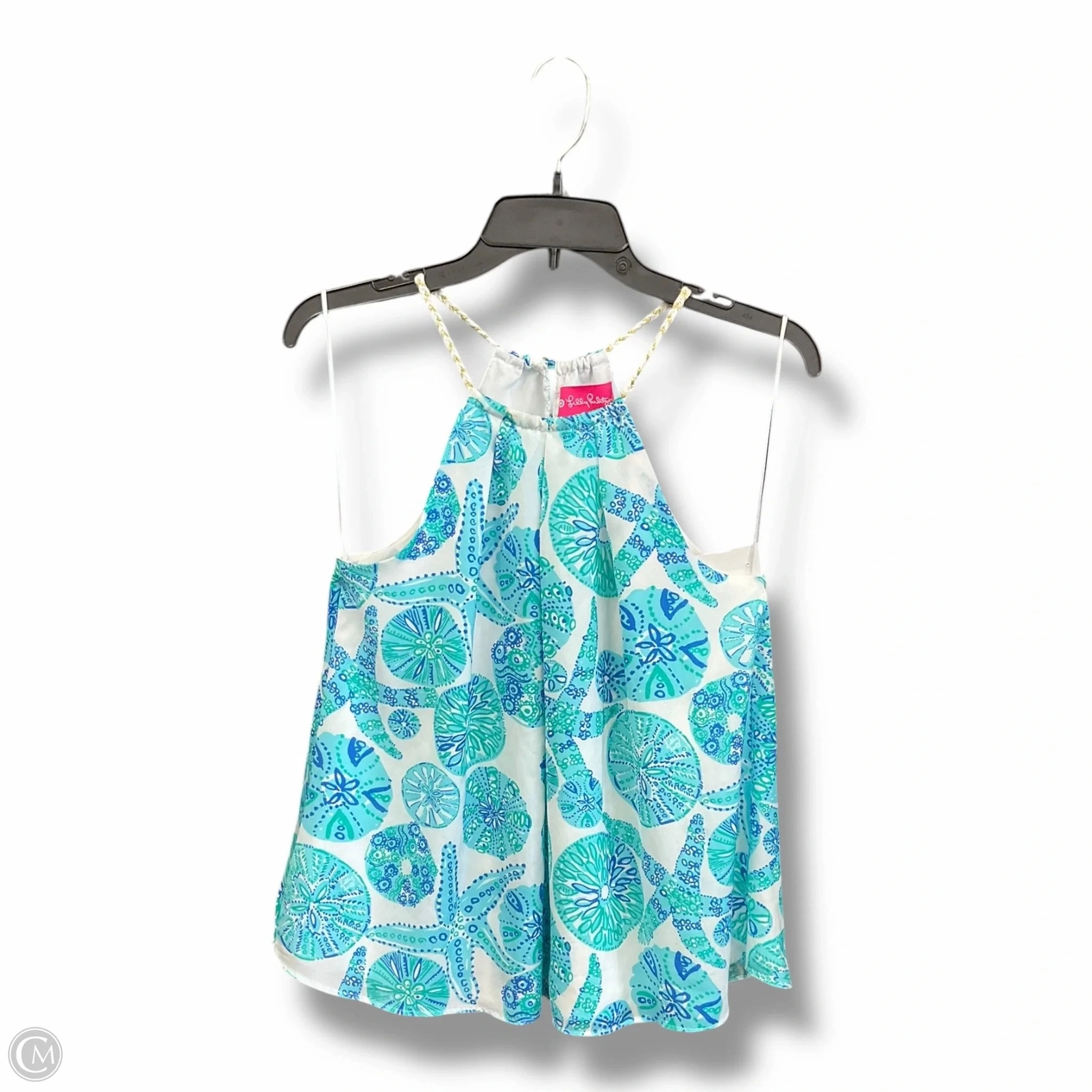 Top Sleeveless By Lilly Pulitzer In Blue, Size: S Sun Protective Fabric
