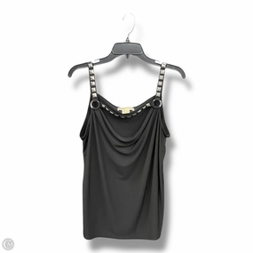 Weighted Hem Ergonomic Shoulder Shape Top Sleeveless By Michael By Michael Kors In Black, Size: 1x