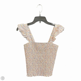 Top Sleeveless By Old Navy In Floral Print, Size: S Low Profile Zipper Closure