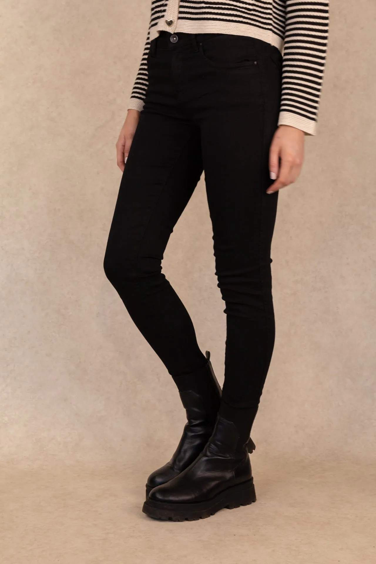 Soft Fabric Toxik Black Push Up Skinny Jean
