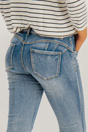 Toxik Push Up Light Wash Jeans Smart Style Heat Dissipating