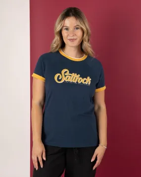 Bold Statement Trader Triple - Womens Short Sleeve T-Shirt - Blue- AW25