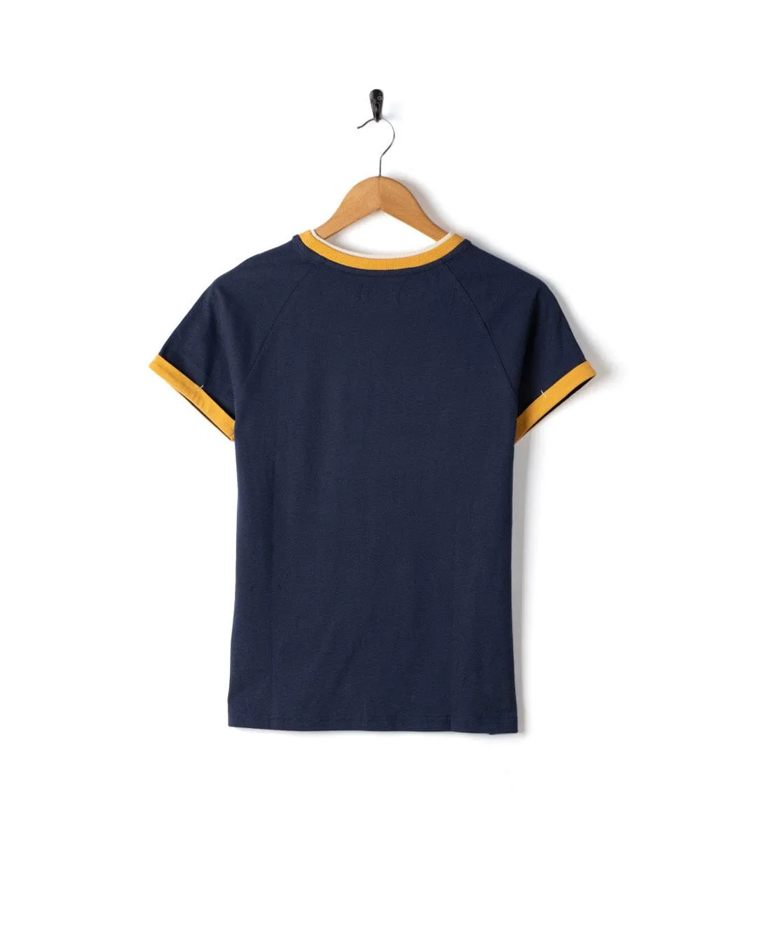 Trader Triple - Womens Short Sleeve T-Shirt - Blue- AW25 All-day style Fit For Movement